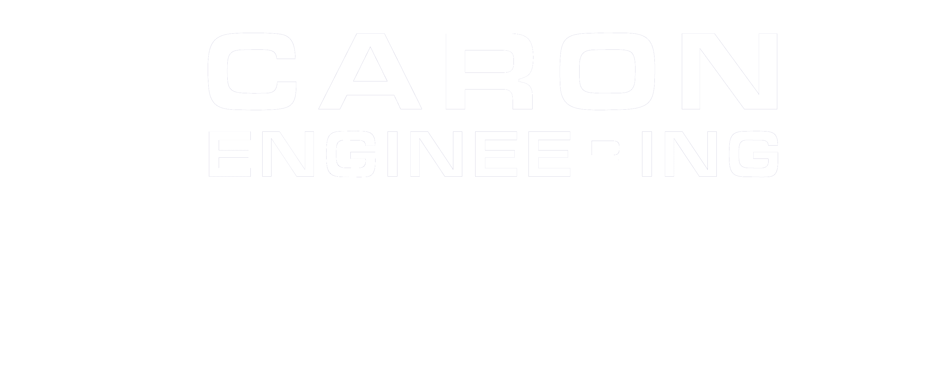 Caron Logo White