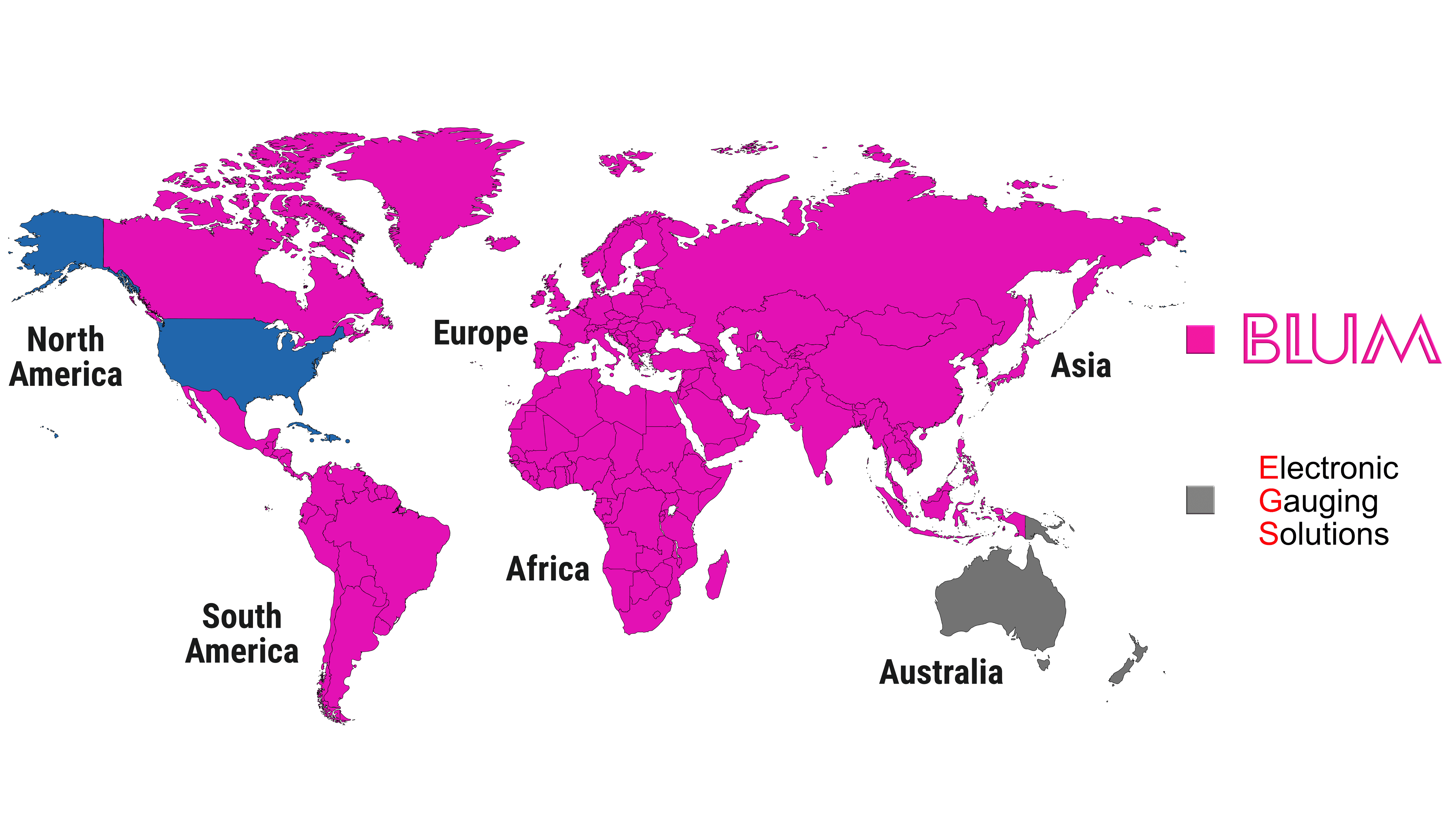 Caron Engineering Worldwide Integrator Map
